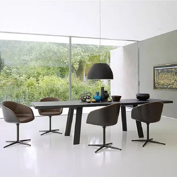 Скандинавский минимализм, современный роскошный дом, модное кресло для ресторана, дизайнерский стул для книг, обеденный стул для гостиной