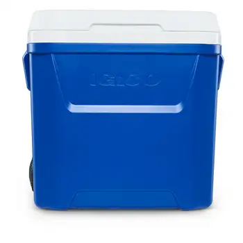 Холодильник для льда объемом 60 куб. с колесиками, синий