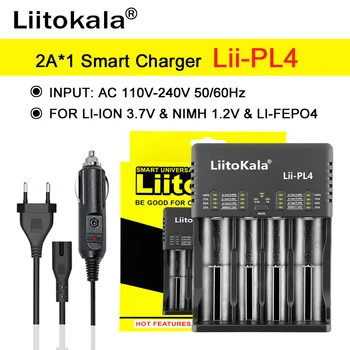 Зарядное устройство Liitokala Lii-PL4 3,7 В Литий-ионный 18650 18350 18500 21700 20700 14500 26650 1,2 В AA AAA NiMH 3,65 В Lifepo4 Аккумуляторы