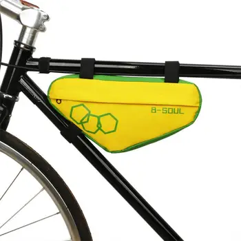 Велосипед Велосипедная сумка Водонепроницаемая Треугольная Велосипедная сумка Передняя Трубчатая Рама Сумка Треугольный чехол для горного велосипеда Держатель рамы Аксессуары для велосипедов