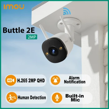 Dahua Imou Bullet 2E 2MP WiFi IP-камера Mini с двойным освещением Full HD IR30M IP67 Встроенный Микрофон Водонепроницаемая камера наружного наблюдения
