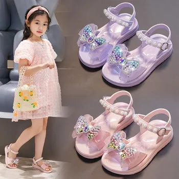 Сандалии для девочек, летние детские сандалии на мягкой подошве, детская обувь, сандалии принцессы для девочек, Детские сандалии для бассейна
