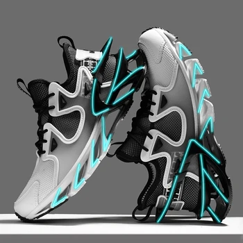 2023 Новая Спортивная обувь для отдыха, Мужские Кроссовки для бега, Дышащая Спортивная обувь для спортзала, Мужские Дизайнерские Кроссовки для бега, Мужские