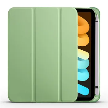 Планшет Для iPad Mini 6 2021 Чехол 8,3 дюйма A2568 Funda С Прорезями Для Карандашей Флип-Чехол Для iPad Mini6 Mini 6 Case + Подарок