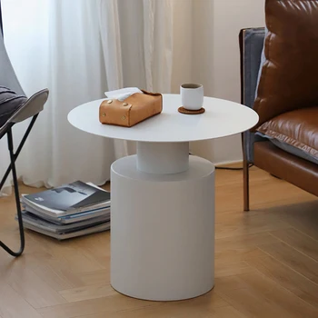 Черный центральный журнальный столик Современная круглая роскошная консоль для гостиной Журнальный столик небольшого пространства Nordic Tmesas Auxiliares Room Decor