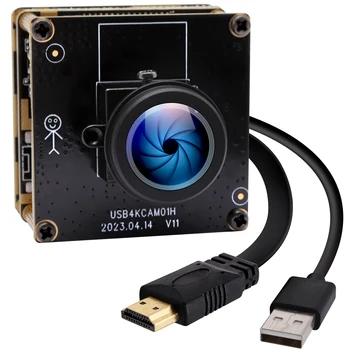 ELP Широкоугольная HDMI USB Камера 4K H.265 H.264 MJPEG 30 кадров в секунду IMX415 Mini CCTV Промышленный Модуль Камеры Для Raspberry Pi Jetson Nano