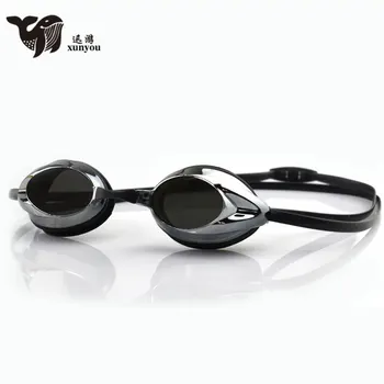 Очки для плавания XUNYOU Training Competition Racing, Гальванические силиконовые Водонепроницаемые противотуманные очки для плавания Оптом