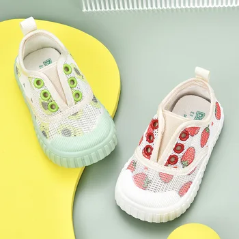Детские сандалии для мальчиков, летняя обувь для малышей от 0 до 2 лет, нескользящая детская сетчатая обувь на мягкой подошве для маленьких девочек, повседневная обувь