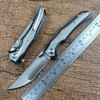 TWO SUN TS285 14C28N Складной карманный нож с сатинированным лезвием, охотничий инструмент для ежедневного использования, подарок