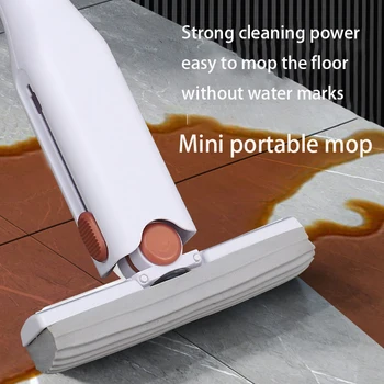 Xiaomi Mini Портативная резиновая хлопчатобумажная швабра, Ручная Бытовая гарнитура для ванной комнаты, Легкие принадлежности для ленивой уборки рабочего стола
