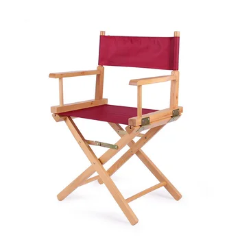 Директорские кресла из дерева Oaktafair, складная легкая уличная мебель, Переносной складной Походный пляжный стул, деревянный
