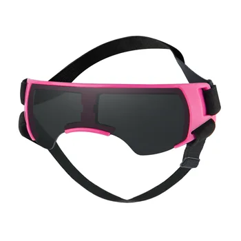 Солнцезащитные очки для собак с защитой от ультрафиолета, очки для собак в ветрозащитной мягкой оправе, Регулируемые ремешки, очки для маленьких /средних собак, щенок на улице