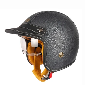 ICE. BEACON Винтажный мотоциклетный шлем Для мужчин и женщин, крейсерский мотоцикл, электромобиль Jinjila Flash Half Helmet