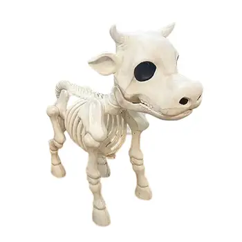 Хэллоуин, скелет коровы из смолы, жуткий сад, газон, украшение из телячьей кости Животного, вечеринка