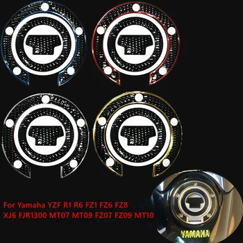 Для Yamaha MT07 MT09 MT10 MT 07 09 10 R1 R6 FZ6 FZ8 FZ1 XJ6 FJR 1300 Аксессуары Для Мотоциклов Крышки Бака Наклейка Протектор Наклейки