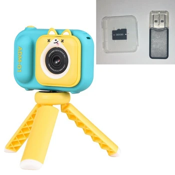 Детская камера с 4-кратной цифровой мультяшной камерой для детского праздничного подарка
