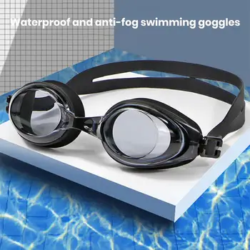 Очки для плавания против запотевания Водонепроницаемая УФ-защита Регулируемые Защитные ПВХ Профессиональные очки для плавания унисекс Очки женские