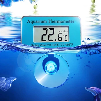 -50 ~ + 70 Водонепроницаемый ЖК-цифровой Аквариумный термометр для аквариума, Погружной Измеритель температуры воды, Контроль температуры