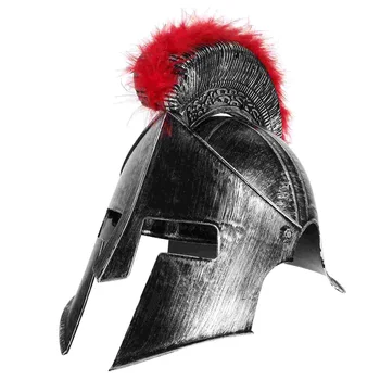 Капот Мужчины Костюм Гладиатора Мужчина Солдат ПВХ Пластиковый материал Взрослые Воины Римляне