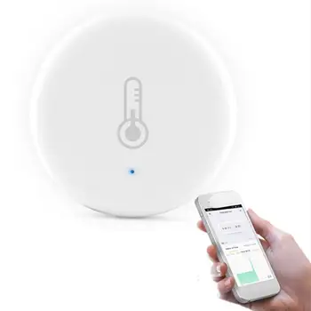 WiFi Термометр Гигрометр Интеллектуальный датчик влажности Измеритель температуры в помещении и датчик температуры для дома Гаража