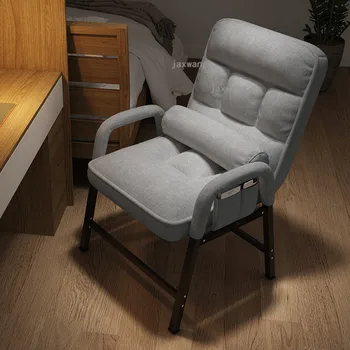 Офисные стулья Home Lazy С регулируемой спинкой Компьютерный Стул Мебель для спальни Nordic Балкон Односпальный Диван Кресло Игровое Кресло