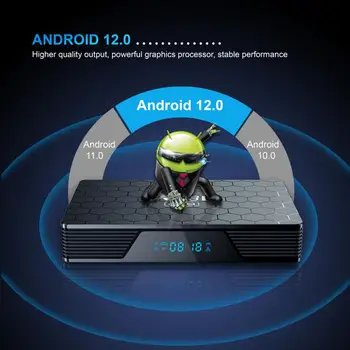2022 X98H PRO 2G 16GB TV BOX Android 12 Smart TVBOX Allwinner H618 Двухдиапазонный Wifi6 1080P BT5 1000M Медиаплеер Телеприставка