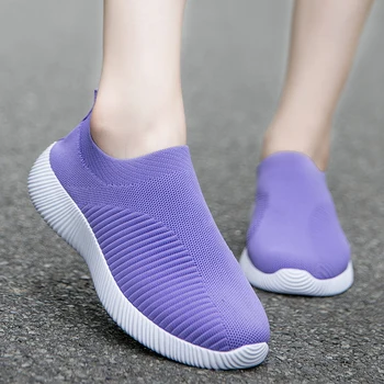 Новые кроссовки для ходьбы 2023 года, Сетчатая обувь, Дышащие легкие теннисные туфли, Женская спортивная обувь для бега.