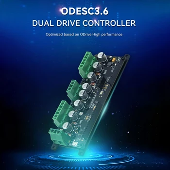 1 комплект Контроллера двигателя ODESC3.6 с двойным приводом Оптимизирует плату управления двигателем высокой мощности Foc Bldc На основе контроллера двигателя Odrive