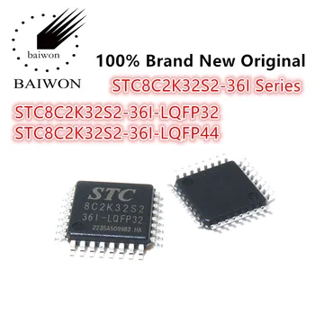 100%Новый Оригинальный микросхема микроконтроллера STC8C2K32S2-36I серии STC8C2K32S2-36I-LQFP32 STC8C2K32S2-36I-LQFP44