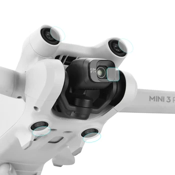 Защитная Пленка для Объектива Камеры Дрона Mini 3/Mini 3 Pro Из Закаленного Стекла 9H С Защитой от царапин для Аксессуаров DJI Mini 3/Mini 3 Pro