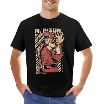 Футболка M.Bison - Street Fighter, футболка с аниме, быстросохнущая футболка, мужские тренировочные рубашки