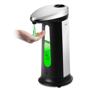 Автоматический дозатор жидкого мыла 400 мл, интеллектуальный бесконтактный инфракрасный датчик движения, Дозатор дезинфицирующего средства для кухни, ванной комнаты, туалета