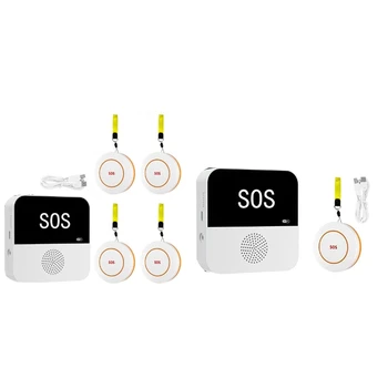 Беспроводной Wifi Пейджер Для Ухода За Пожилыми Людьми Кнопка Вызова SOS Аварийная Система Оповещения SOS Для Пожилых Пациентов Пожилых Людей