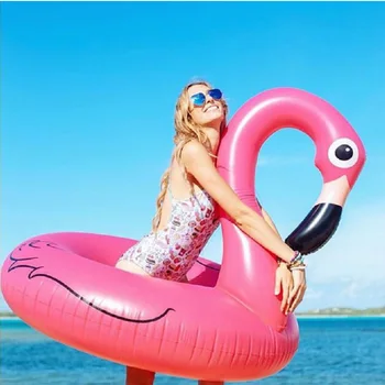 Надувное Плавательное Кольцо Flamingo для Взрослых Детей, Плавающий Круг Для Плавания, Плавающее Кольцо, Надувной Бассейн, Игрушки Для Пляжной Вечеринки