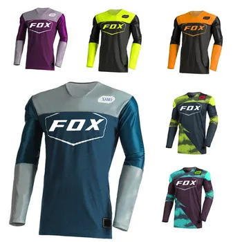 2023 Мужские Майки Для Скоростного спуска Foxxamo Mountain Bike MTB Рубашки Offroad DH Мотоциклетная Майка Для Мотокросса Спортивная Одежда Велосипед