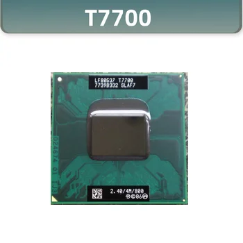 Core 2 Duo T7700 SLA43 SLAF7 2,4 ГГц Двухъядерный Двухпоточный процессор Процессор 4M 35W Socket P
