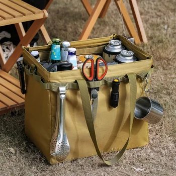 Походная сумка для еды, большая лампа для хранения, сумка для посуды, походный инструмент, походная сумка для пикника, походная сумка для хранения в кемпинге