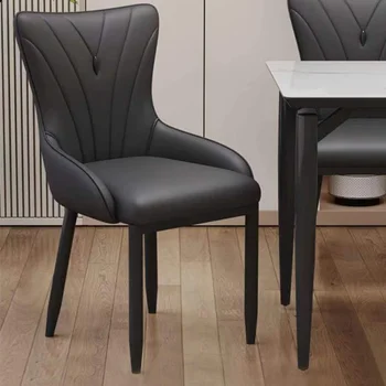 Табурет со спинкой, обеденный стул для вечеринок, простой Роскошный Обеденный стул, спальня, Nordic Sillas Cocina Кухонная мебель QF50DC